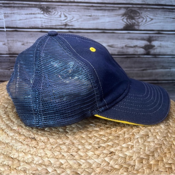 McDonalds Crew Hat Employee Work Fast Food Patch Logo Snapback Mesh Baseball Cap - Picture 5 of 8